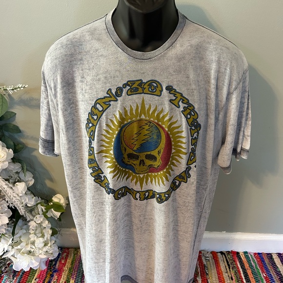 Grateful Dead Other - Grateful Dead Band Tee Shirt 30 Trips Around The Sun Gray XL